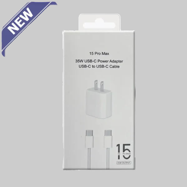 35W USB-C POWER ADAPTER USB-C TO USB-C