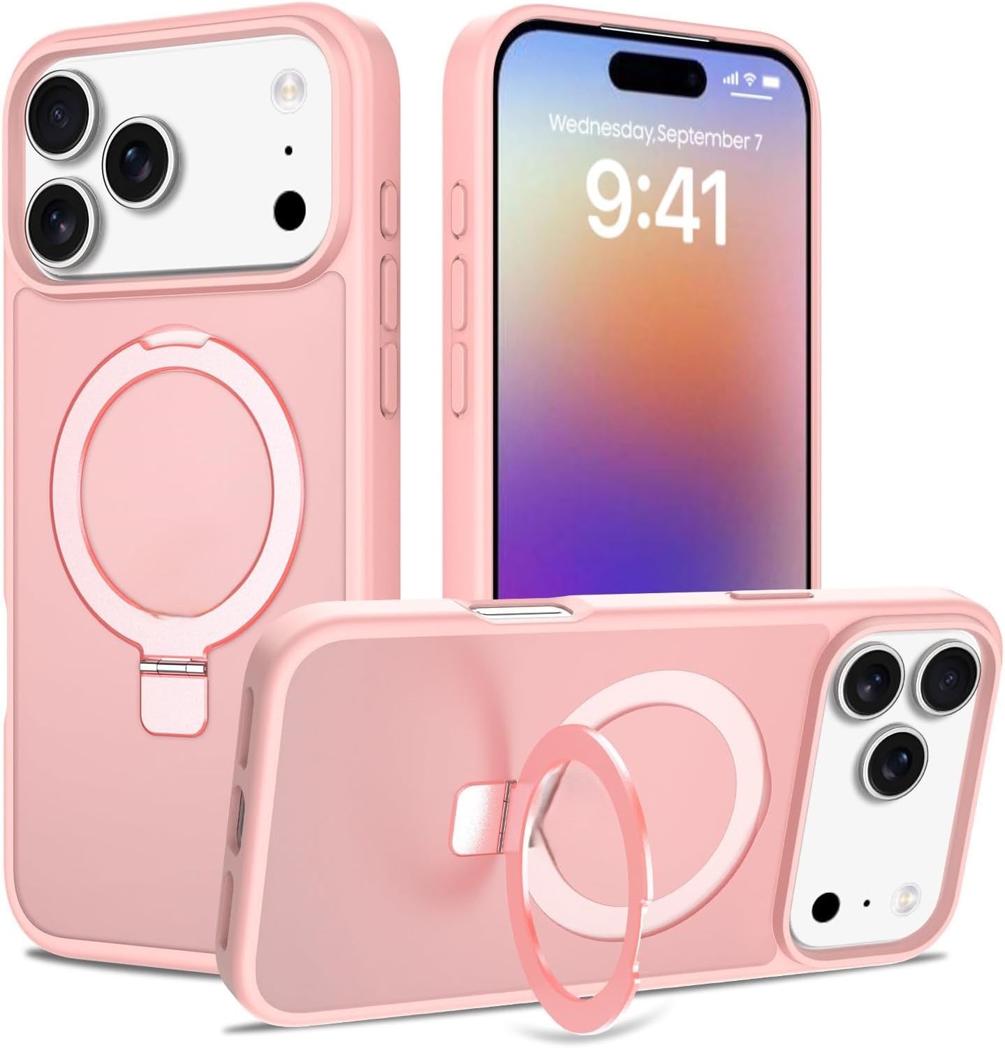 iPhone 17 Pro Max Matte 2.5Mm Axis Kickstand Case