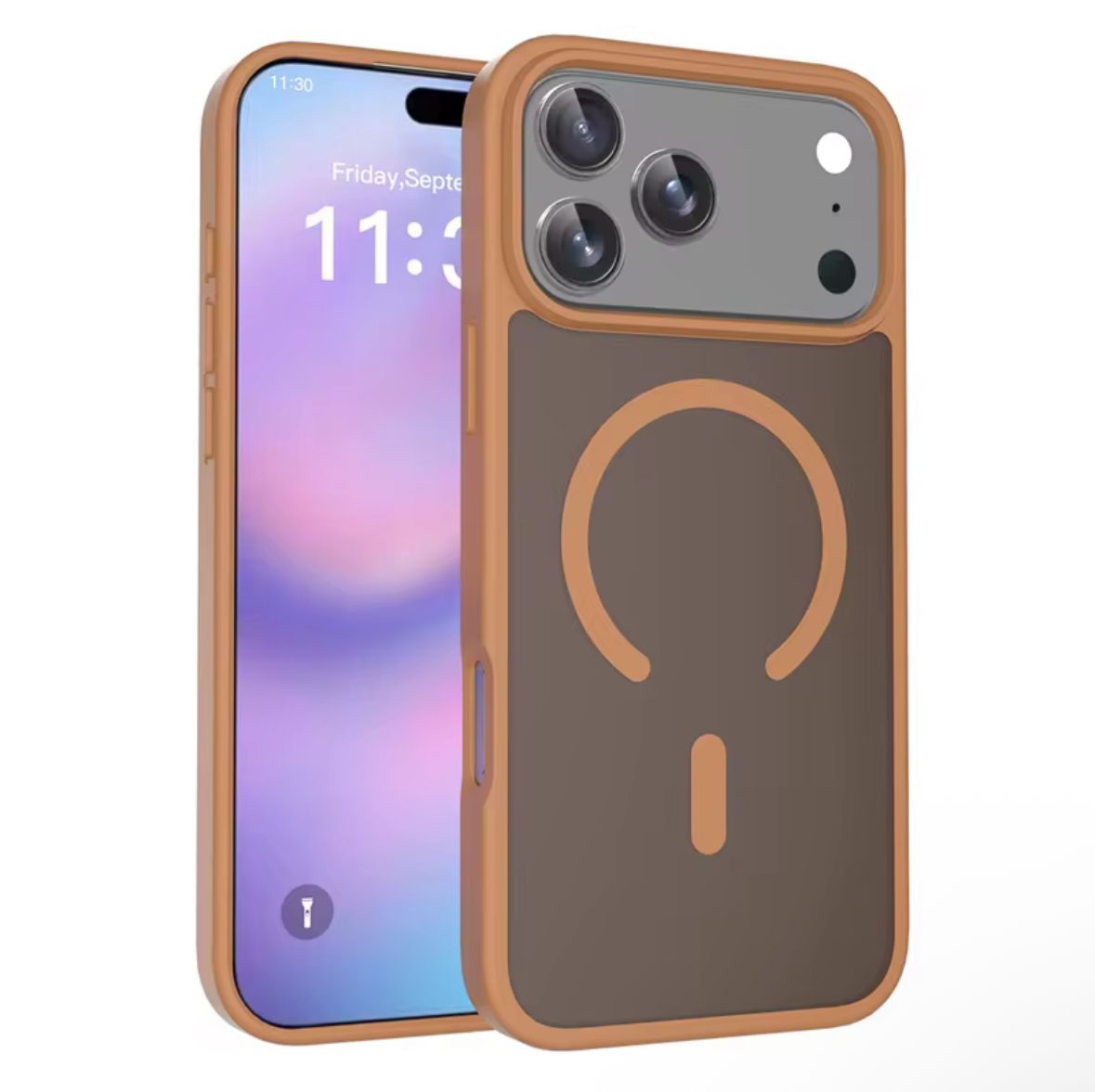 iPhone 17 Pro Max Matte Translucent Magsafe Case