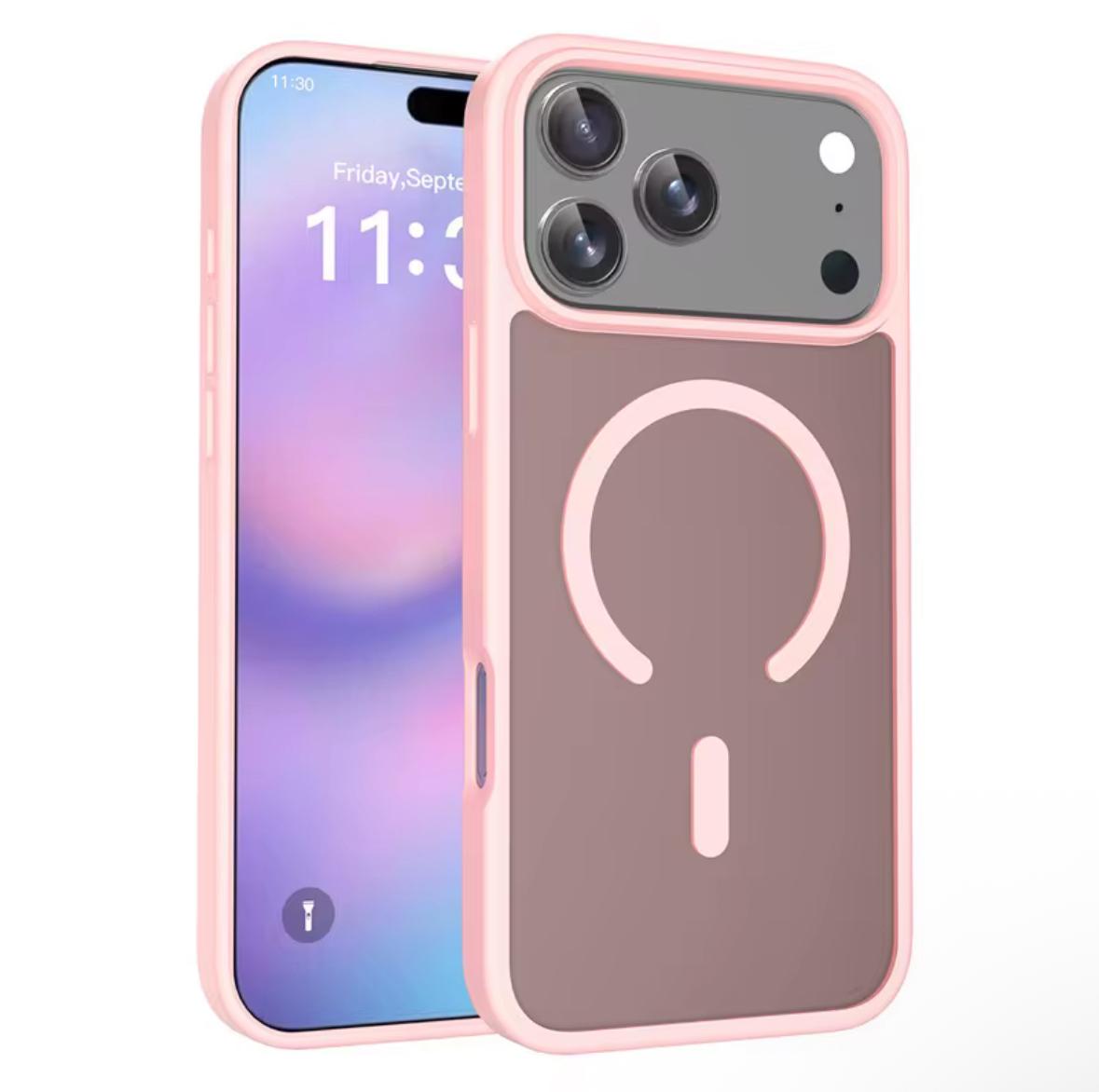 iPhone 17 Pro Max Matte Translucent Magsafe Case