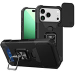 iPhone 17 Pro Max Ring Card Invisible Magnetic Window Case