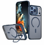 iPhone 17 Pro Max Matte Magnetic Case With Camera Kickstand