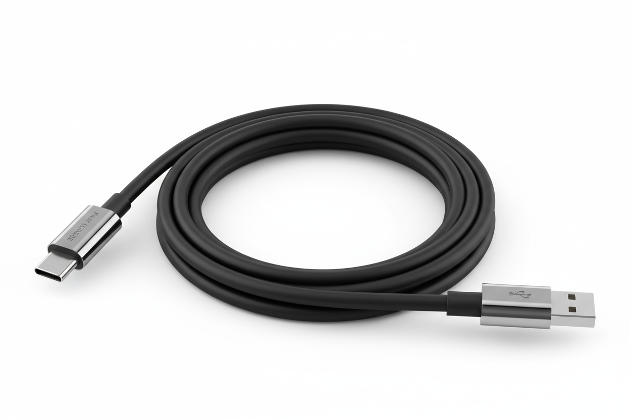 EC30P-TPC-BK: Esoulk 5ft Faster Speed Charging Cable For Type-C Black
